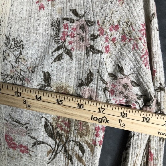 Lucky Brand Women’s Floral Shirt Pearl Buttons Size Small P - Picture 9 of 14